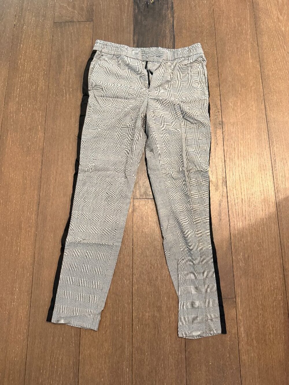 Men's H&M Pull on Dress Pant w/ Tuxedo Stripe Size 30